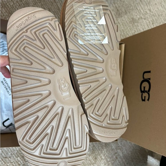 UGG Plush Lamb Fur Boots - Tan - Picture 9 of 16